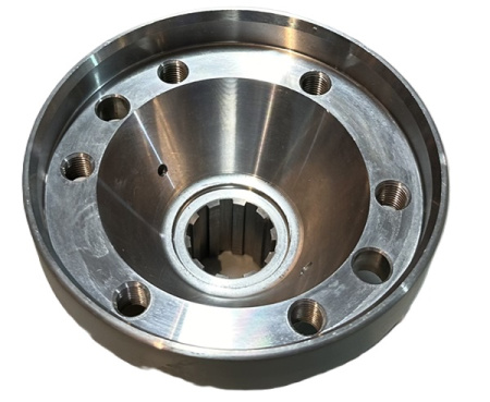 Фланец раздаточной коробки 4х4 (кардан с ШРУС, 6 болтов) крупный шлиц с отражателем