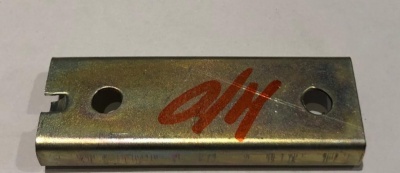 Планка стеклоподъемника под ролик Газель, Соболь нового образца (Кулиска механизма стеклоподъемника), 3302-8104110 за 250.00 руб.