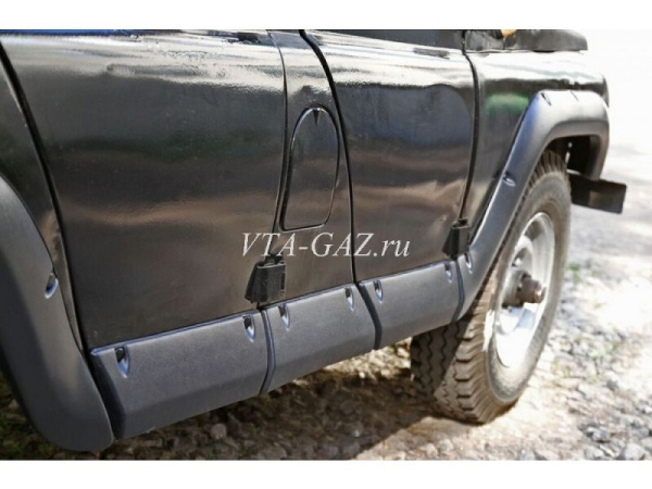 Накладки декоративные Уаз 469, Хантер на двери+крылья широкие комплект