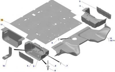 Коврик пола кабины задний (настил) Газель Next Фермер, A22R23-5109040 за 9 500.00 руб.