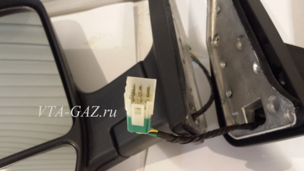 Зеркало заднего вида Газель, Соболь Бизнес с электроприводом и подогревом комплект