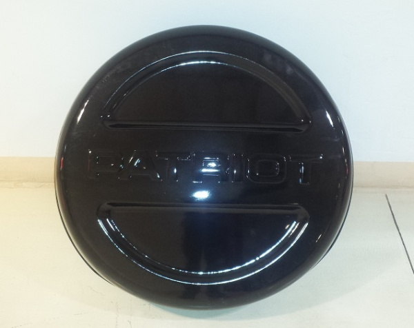 Чехол запаски Уаз Патриот крашенный "Авантюрин" (Бокс запасного колеса)