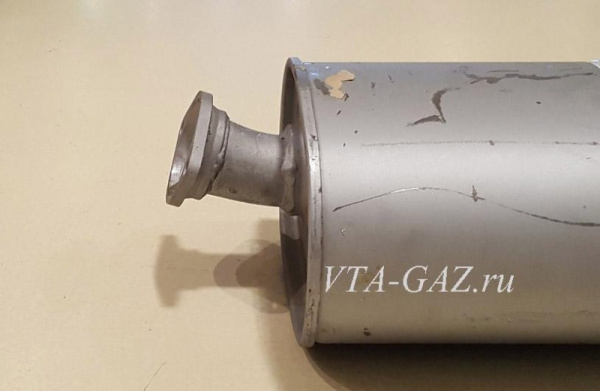 Глушитель Уаз Хантер дв. 4213 УМЗ (фланец под два отверстия)